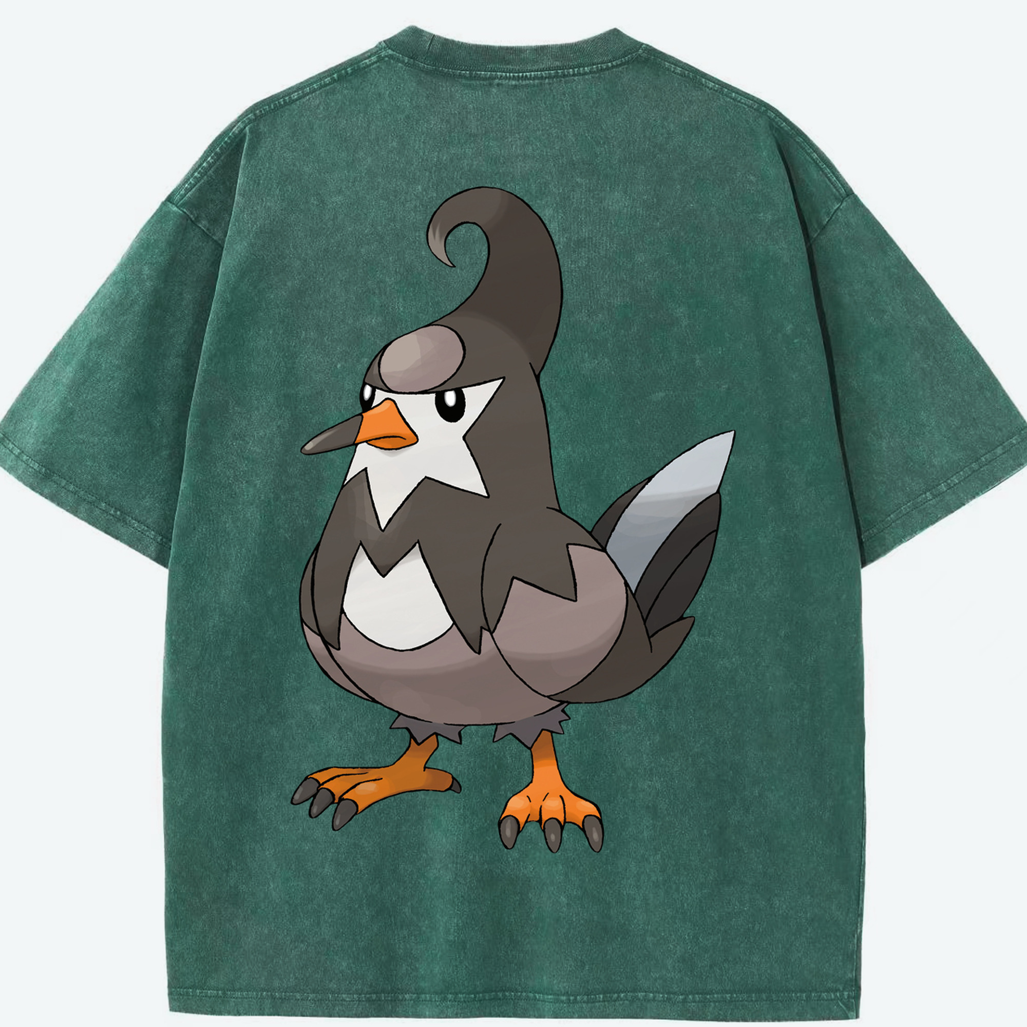 （画像用） ポケットモンスター Pokémon 綿100% ヴィンテージ風 半袖Tシャツ（背面プリント）